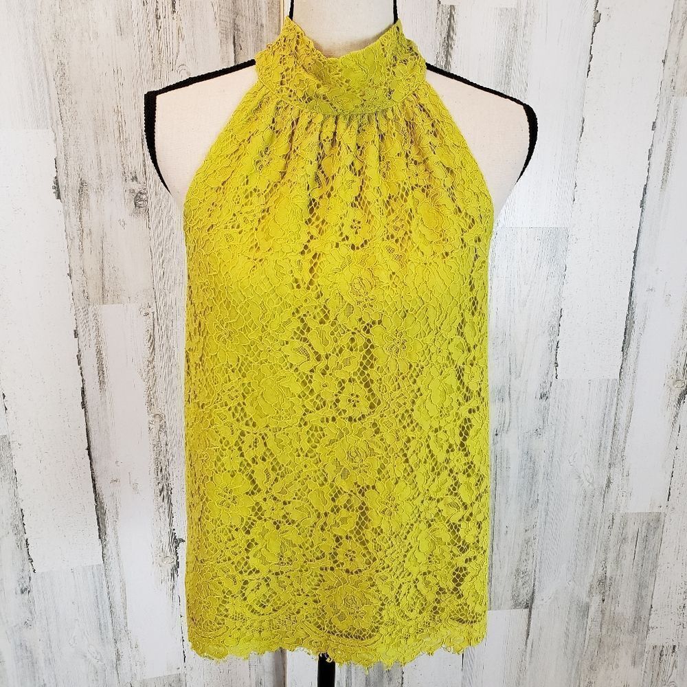 J. Crew Lace Halter Top Size XS